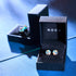 Blueberry Cobbler | .925 Sterling Silver | Firefly Glass Stud Earrings